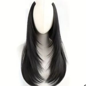 Sleek Black Hair Extension 22" New